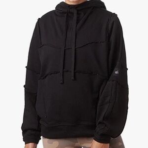 Alo Yoga Dimension Hoodie in Black Size (Size X-Small/Small)